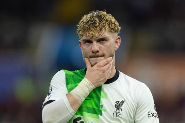 BIRMINGHAM, ENGLAND - Monday, May 13, 2024: Liverpool's Harvey Elliott during the FA Premier League match between Aston Villa FC and Liverpool FC at Villa Park. (Photo by David Rawcliffe/Propaganda)