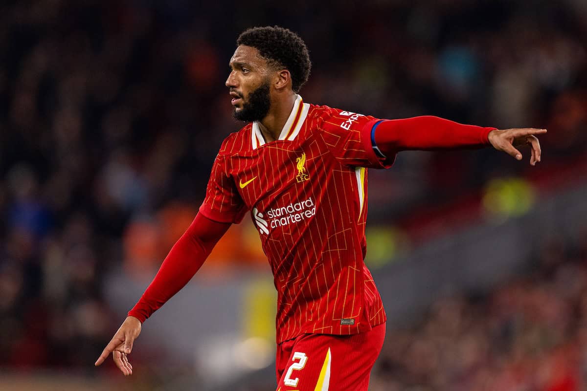 “Excellent” Joe Gomez narrowly misses out on highest mark after influential cameo