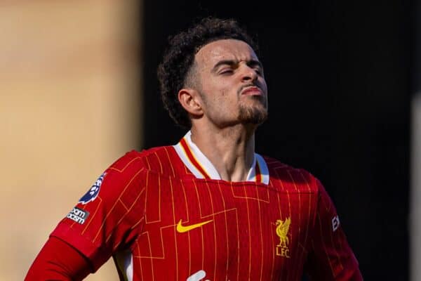 LONDON, ENGLAND - Sunday, April 6, 2025: Liverpool's Curtis Jones during the FA Premier League match between Fulham FC and Liverpool FC at Craven Cottage. (Photo by David Rawcliffe/Propaganda)