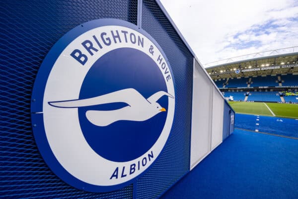 BRIGHTON & HOVE, ENGLAND - Saturday, April 19, 2025: A general view of the AMEX Community Stadium ahead of the FA Women’s Super League match between Brighton & Hove Albion FC Women and Liverpool FC Women at the AMEX Community Stadium. (Photo by David Rawcliffe/Propaganda)