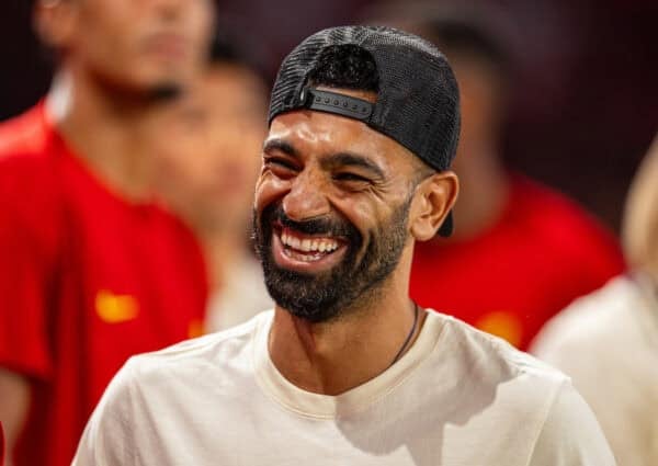 HONG KONG - Saturday, July 26, 2025: Liverpool's Mohamed Salah after the Hong Kong Football Festival 2025 pre-season match against AC Milan at the Kai Tak Stadium in Hong Kong on Day Six of the club's Asia Tour. (Photo by David Rawcliffe/Propaganda)