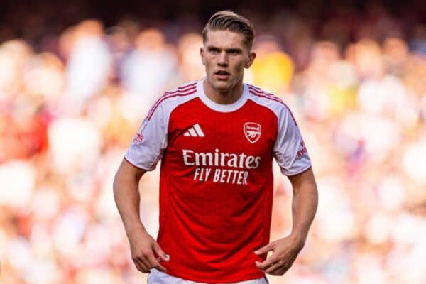 LONDON, ENGLAND - Saturday, August 9, 2025: Arsenal's Viktor Gyokeres during a pre-season friendly match between Arsenal FC and Athletic Bilbao at the Emirates Stadium. (Photo by David Rawcliffe/Propaganda)