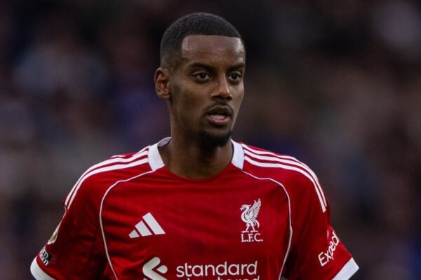 LONDON, ENGLAND - Saturday, October 4, 2025: Liverpool's Alexander Isak during the FA Premier League match between Chelsea FC and Liverpool FC at Stamford Bridge. (Photo by David Rawcliffe/Propaganda)