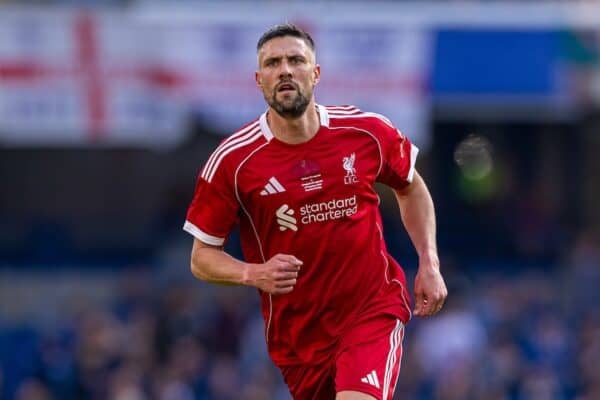 LONDON, ENGLAND - Saturday, October 11, 2025: Liverpool's Martin Kelly during the LFC Foundation match between Chelsea FC Legends and Liverpool FC Legends at Stamford Bridge. (Photo by David Rawcliffe/Propaganda)