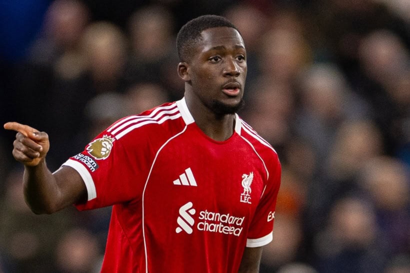LIVERPOOL, ENGLAND - Saturday, December 27, 2025: Liverpool's Ibrahima Konaté during the FA Premier League match between Liverpool FC and Wolverhampton Wanderers FC at Anfield. (Photo by David Rawcliffe/Propaganda)