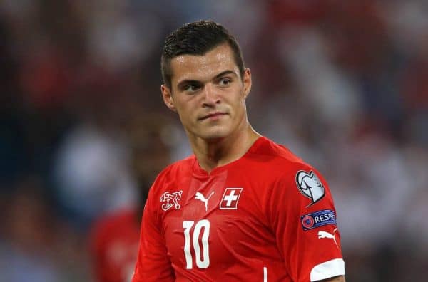 Switzerland's Granit Xhaka - Picture by: John Walton / EMPICS Sport