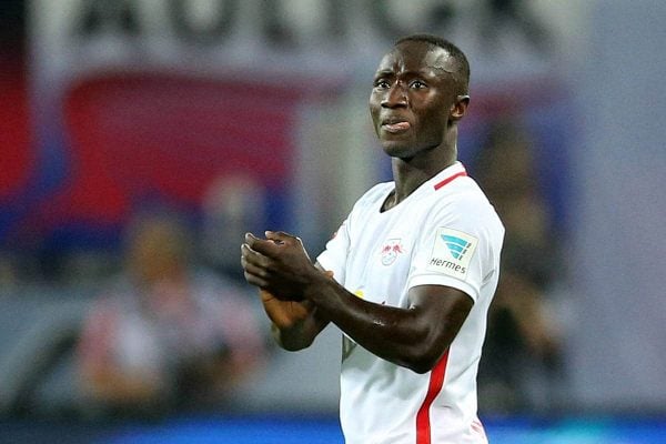 Leipzig's Naby Keita in action during the Bundesliga soccer match between RB Leipzig and Borussia Dortmund at Red Bull Arena in Leipzig, Germany, 10 September 2016. PHOTO: JAN WOITAS/dpa