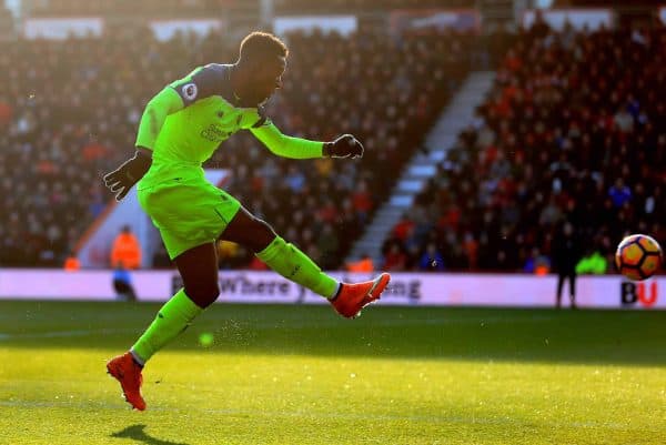 Liverpool's Divock Origi scores his side's second goal of the game during the Premier League match at the Vitality Stadium, Bournemouth. 2016. (Picture by Adam Davy PA Wire/PA Images)