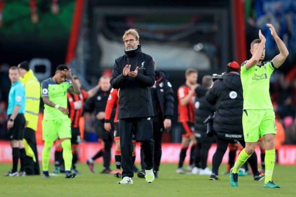 Liverpool manager Jurgen Klopp appears dejected after the final whistle during the Premier League match at the Vitality Stadium, Bournemouth. December 4 2016 (Picture by Adam Davy PA Wire/PA Images)