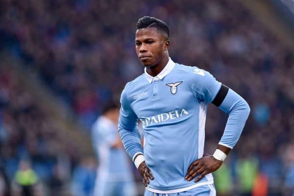 Balde Diao Keita of Lazio during the Serie A match between Lazio v Roma on December 4, 2016 in Rome, Italy. (Photo by Giuseppe Maffia/NurPhoto)