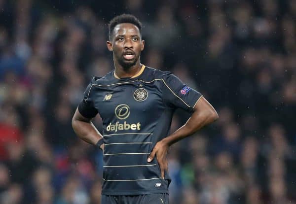 Celtic's Moussa Dembele during the UEFA Champions League, Group C match at the Etihad Stadium, Manchester. PRESS ASSOCIATION Photo. Picture date: Tuesday December 6, 2016. Photo: Martin Rickett/PA Wire