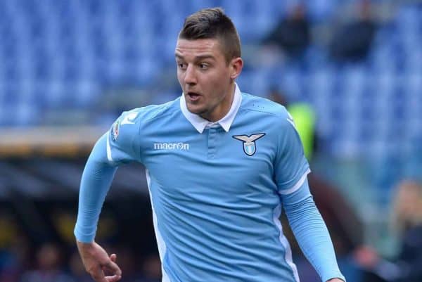 Sergej Milinkovic-Savic, during the Italian Serie A football match between S.S. Lazio and F.C. Crotone at the Olympic Stadium in Rome, on janaury 08, 2017. (Photo by Silvia Lore/NurPhoto)