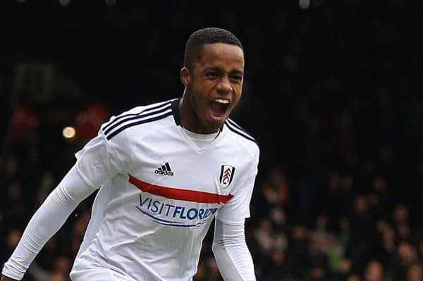 Fulham's Ryan Sessegnon (left) celebrates scoring his side's third goal of the game against Hull City