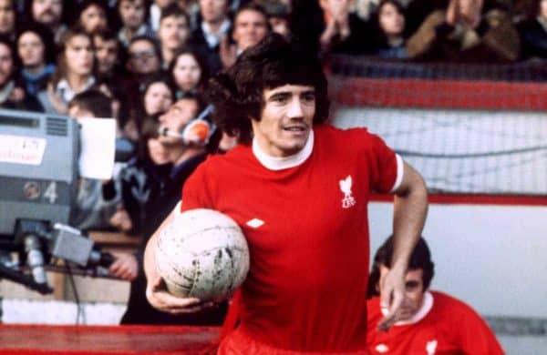 Kevin Keegan leads Liverpool out at Anfield (PA Images)