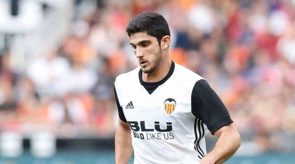 Goncalo Guedes (Valencia), NOVEMBER 4, 2017 - Football / Soccer : Spanish "La Liga Santander" match Valencia CF 3-0 CD Leganes at the Mestalla Stadium in Valencia, Spain. (Photo by Mutsu Kawamori/AFLO) [3604]