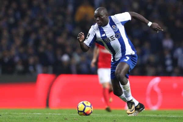 Porto's Cameroonian forward Vincent Aboubakar in action during the Premier League 2016/17 match between FC Porto and SL Benfica, at Dragao Stadium in Porto on December 1, 2017. (Photo by Paulo Oliveira / DPI / NurPhoto/Sipa USA)