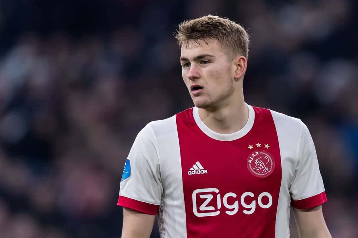 Matthijs de Ligt of Ajax during the Dutch Eredivisie match between Ajax Amsterdam and Willem II Tilburg at the Amsterdam Arena on December 24, 2017 in Amsterdam, The Netherlands - Gerrit van Keulen/VI Images/PA Images