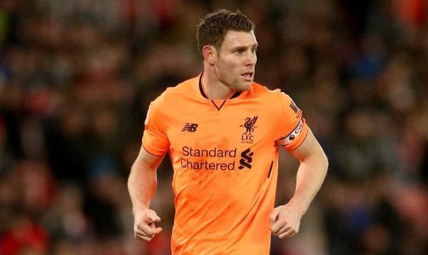 Liverpool's James Milner (John Walton/PA Archive/PA Images)