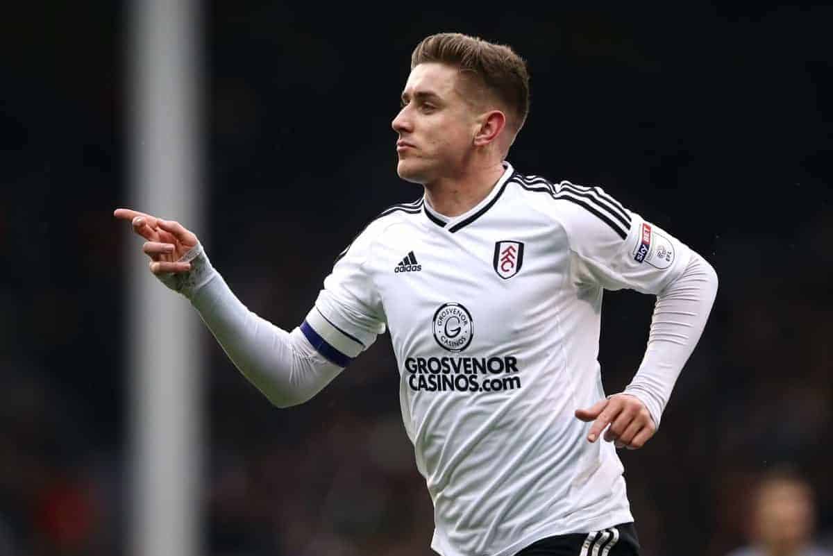 Fulham's Tom Cairney celebrates scoring his side's first goal of the game - John Walton/EMPICS Sport