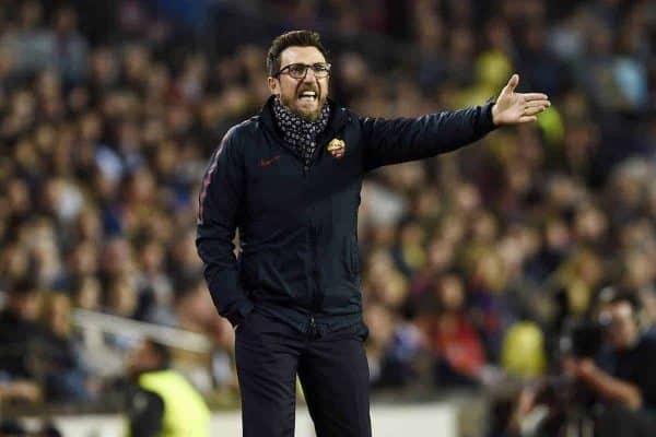 Eusebio Di Francesco Barcellona 04/04/2018 Stadio Camp Nou Barcellona - Roma Champions League 2017/2018 Foto Image / Insidefoto GinoxMancini.