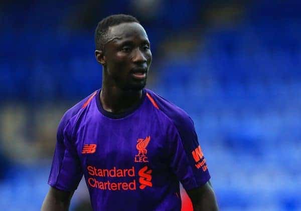 Naby Keita of Liverpool during the pre season match at Prenton Park, Birkenhead. Picture date 10th July 2018. Picture credit should read: Matt McNulty/Sportimage via PA Images