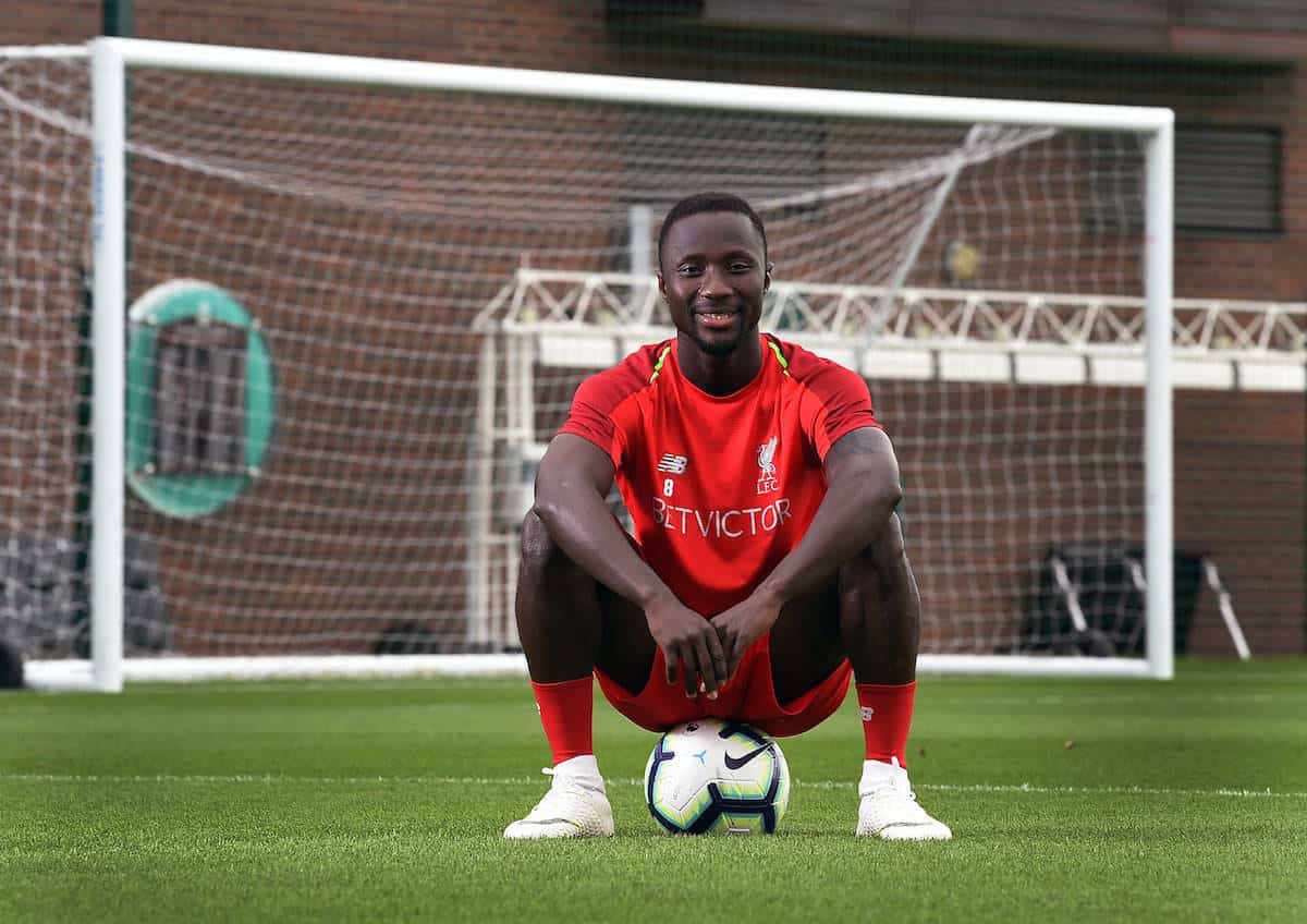 Handout photo provided by Liverpool FC of Naby Keita. (Image: John Powell/Liverpool FC/PA Wire.)