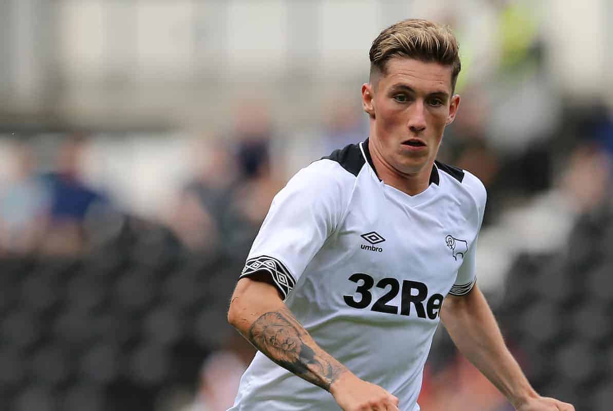 Harry Wilson of Derby County during the Pre Season Friendly match at the Pride Park Stadium, (James Wilson/Sportimage via PA Images)