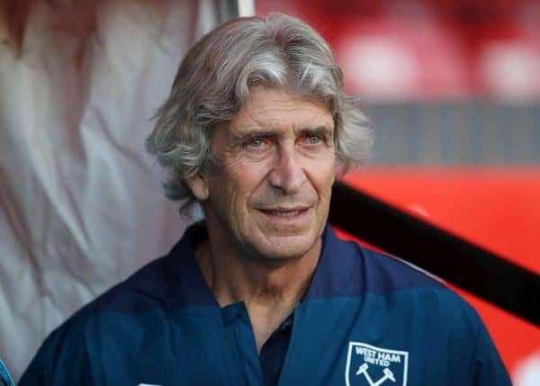 West Ham manager Manuel Pellegrini (David Davies/PA Wire/PA Images)