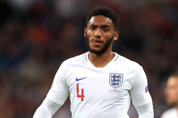 England's Joe Gomez during the UEFA Nations League, League A Group Four match at Wembley Stadium, London (Adam Davy/PA Wire/PA Images)