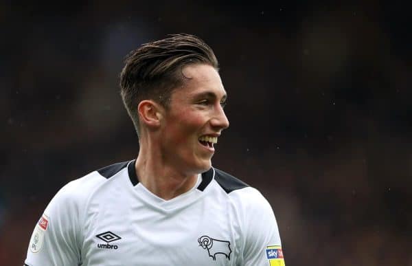 Derby County's Harry Wilson celebrates scoring his side's first goal of the game - Tim Goode/EMPICS Sport