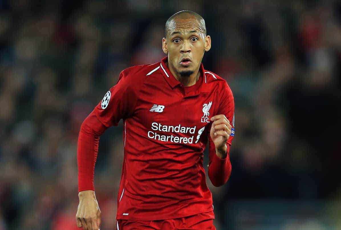 Liverpool's Fabinho during the UEFA Champions League match at Anfield Stadium, Liverpool. (Photo: Matt McNulty/Sportimage via PA Images)