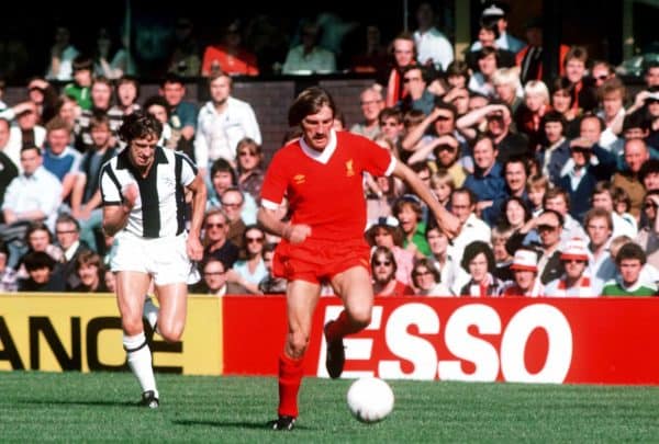 Steve Heighway of Liverpool (r) gets away from West Bromwich Albion's John Wile (l) (Peter Robinson/EMPICS Sport)