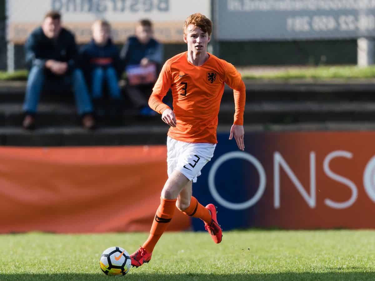 Sepp van den Berg of Holland U19 (Gerrit van Keulen/VI Images/PA Images)