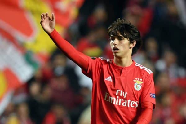 Joao Felix of Benfica celebrates after the game. Photo: Arne Dedert/DPA/PA Images