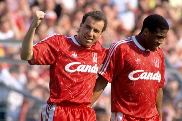 Ronnie Rosenthal and John Barnes, 1990 (PA Image)