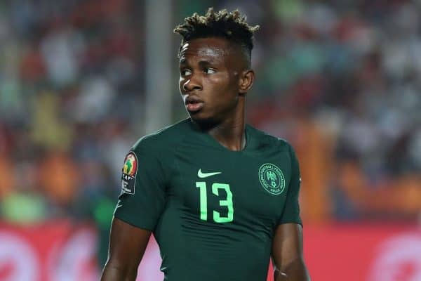 Samuel Chukwueze of Nigeria during the 2019 Africa Cup of Nations Finals Semifinal football match between Algeria and Nigeria at the Cairo International Stadium, Cairo, Egypt on 14 July 2019 ©Gavin Barker/BackpagePix