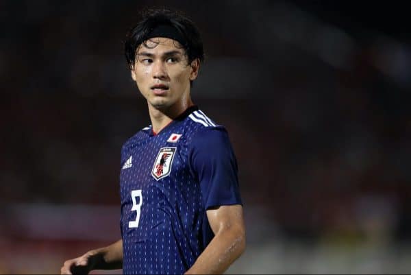 Takumi Minamino (JPN), September 10, 2019 - Football / Soccer : FIFA World Cup Qatar 2022 Asian Qualifier Second Round Group F match between Myanmar 0-2 Japan at Thuwunna Stadium in Yangon, Myanmar, (Photo by AFLO)