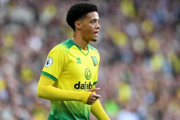 Norwich City's Jamal Lewis during the Premier League match at Carrow Road, Norwich.