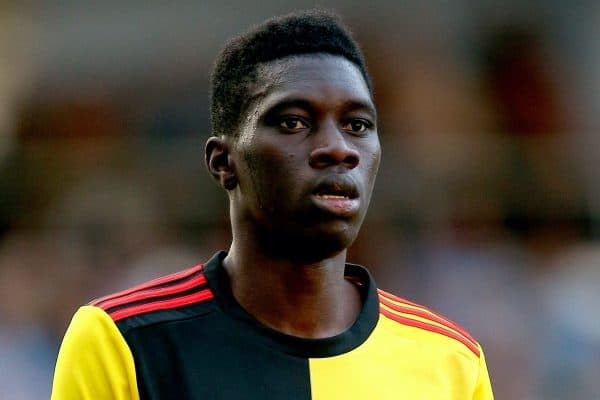 Watford's Ismaila Sarr during the match (Nigel French/EMPICS Sport)