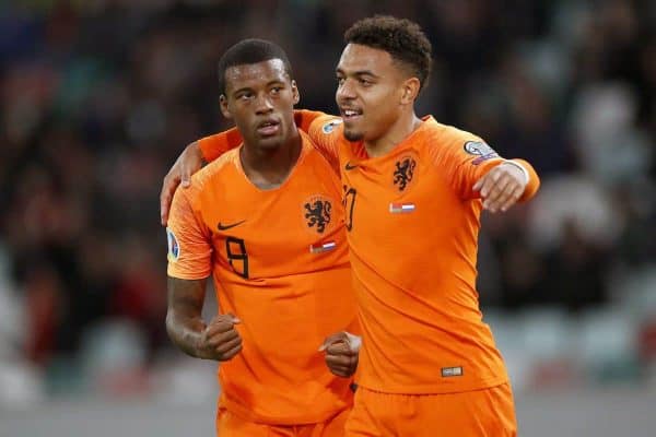 Gini Wijnaldum celebrates, Holland, Netherlands ( "MAURICE VAN STEEN"/VI Images/PA Images)