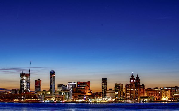 Sun rise, Liver building, Merseyside, general waterfront (PA Images)