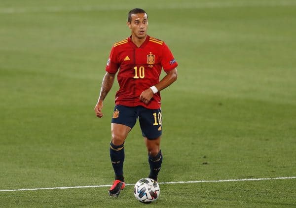 Thiago Alcantara, Spain (Photo by Mutsu Kawamori/AFLO)