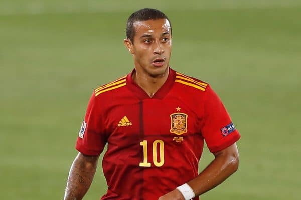 Thiago Alcantara, Spain (Photo by Mutsu Kawamori/AFLO)