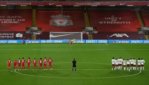 Arsenal goalkeeper Bernd Leno saves from Liverpool's Harry Wilson in the penalty shoot-out during the Carabao Cup fourth round match at Anfield, Liverpool. (Laurence Griffiths/PA Wire/PA Images)