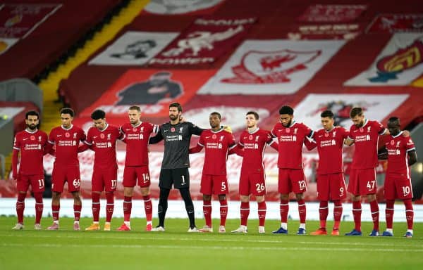 Liverpool, 2020, minutes silence ( Jon Super/PA Wire/PA Images)