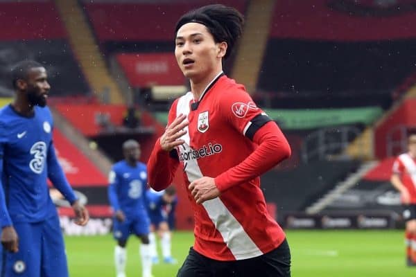 Takumi Minamino opened the scoring with a fine finish (Neil Hall/PA)