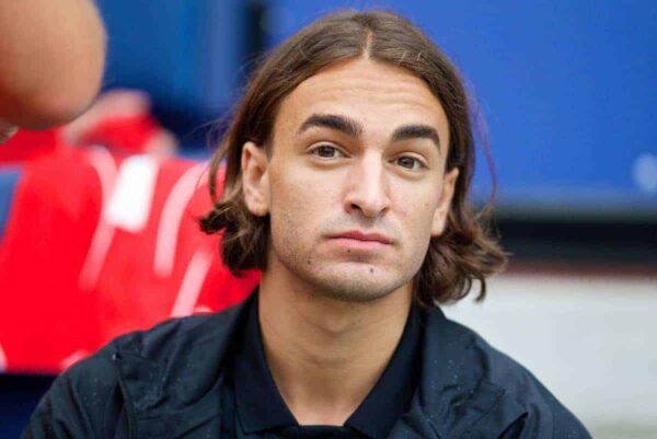 PRESTON, ENGLAND - Saturday, July 19, 2014: Liverpool's new signing Lazar Markovic during a preseason friendly match against Preston North End at Deepdale Stadium. (Pic by David Rawcliffe/Propaganda)