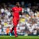 LONDON, ENGLAND - Sunday, August 31, 2014: Liverpool's Mario Balotelli in action against Tottenham Hotspur during the Premier League match at White Hart Lane. (Pic by David Rawcliffe/Propaganda)