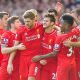 LIVERPOOL, ENGLAND - Saturday, October 4, 2014: Liverpool's Adam Lallana scores the first goal against West Bromwich Albion during the Premier League match at Anfield. (Pic by David Rawcliffe/Propaganda)