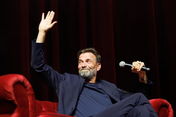 LIVERPOOL, ENGLAND - Monday, May 27, 2024:Jurgen Klopp during 'An Evening with Jürgen Klopp' an event at the Liverpool Arena celebrating Klopp's nine years as manager of Liverpool Football Club. (Photo by Ryan Brown/Propaganda)